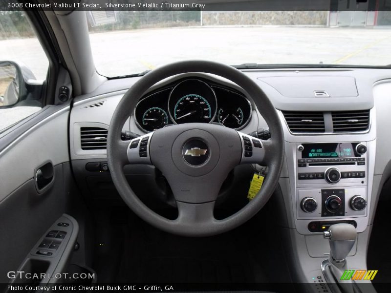 Silverstone Metallic / Titanium Gray 2008 Chevrolet Malibu LT Sedan