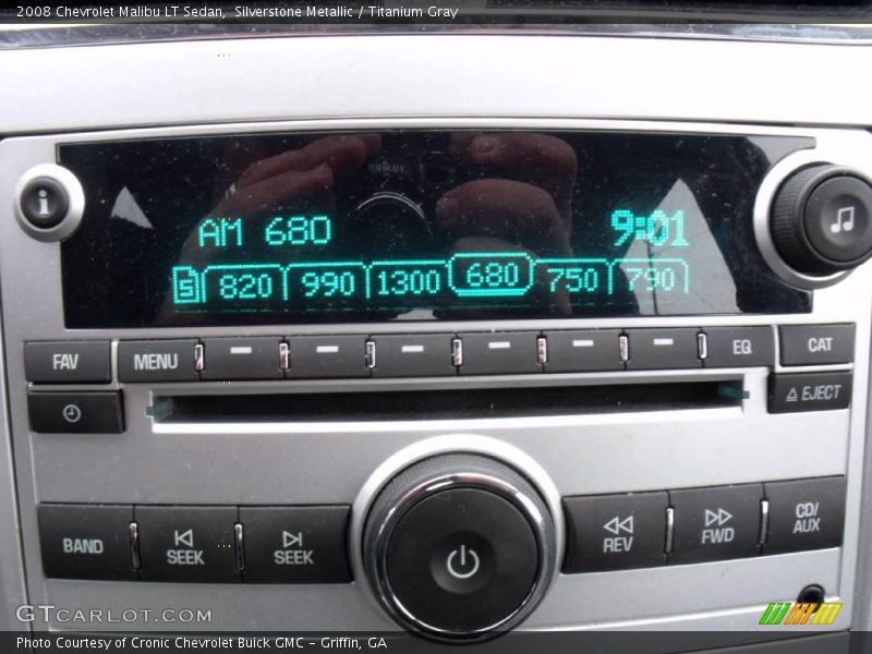 Silverstone Metallic / Titanium Gray 2008 Chevrolet Malibu LT Sedan