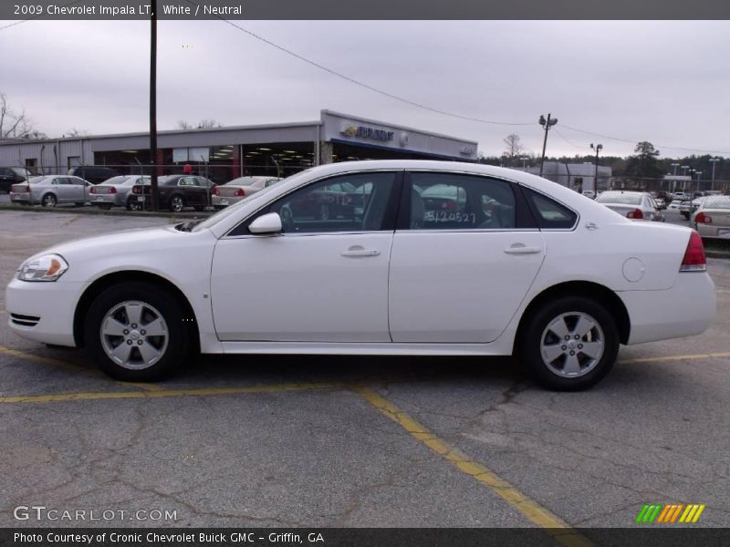 White / Neutral 2009 Chevrolet Impala LT