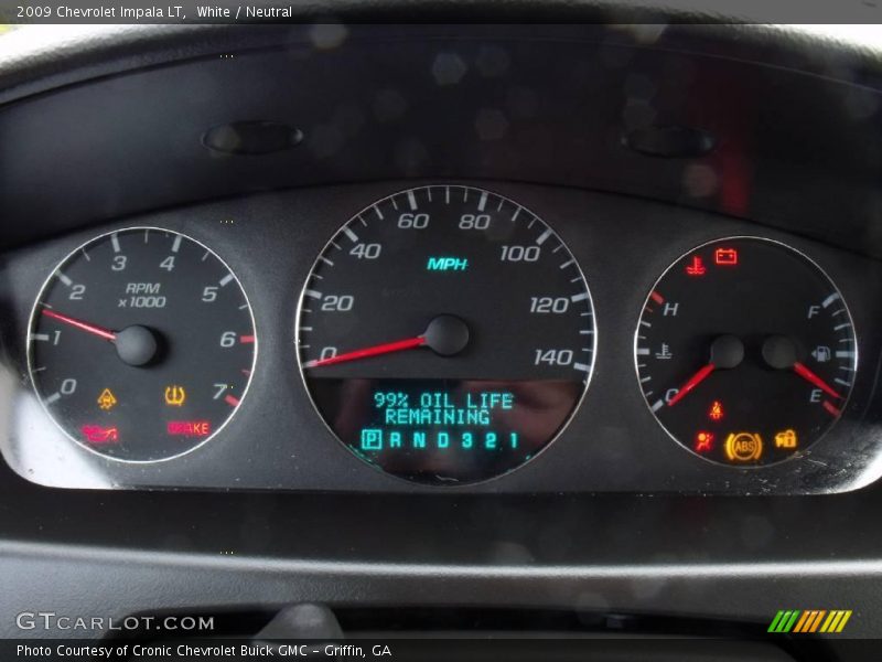 White / Neutral 2009 Chevrolet Impala LT