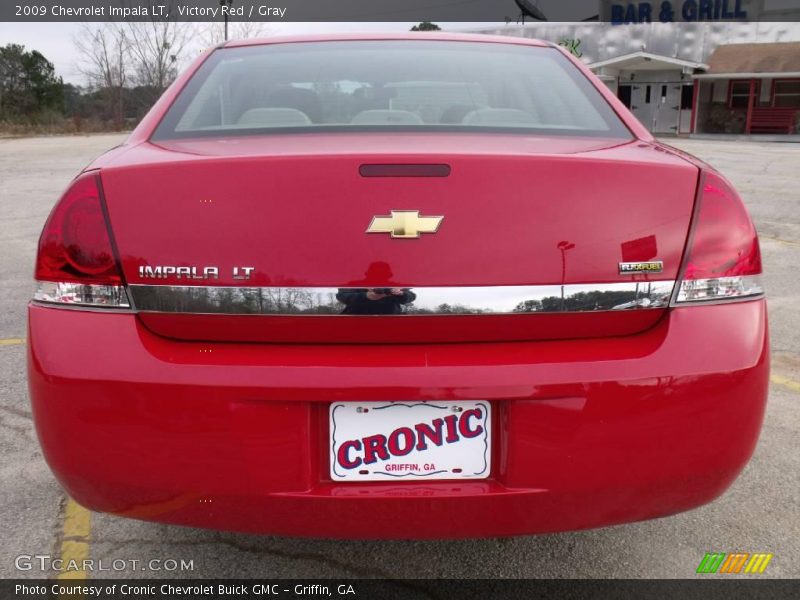 Victory Red / Gray 2009 Chevrolet Impala LT