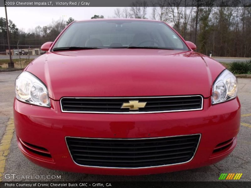 Victory Red / Gray 2009 Chevrolet Impala LT
