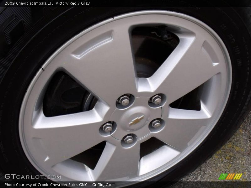 Victory Red / Gray 2009 Chevrolet Impala LT