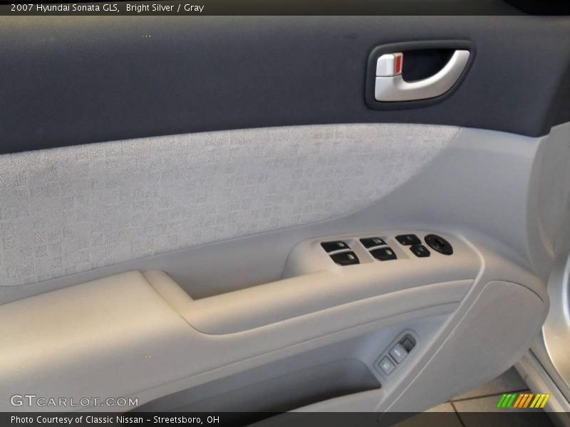 Bright Silver / Gray 2007 Hyundai Sonata GLS