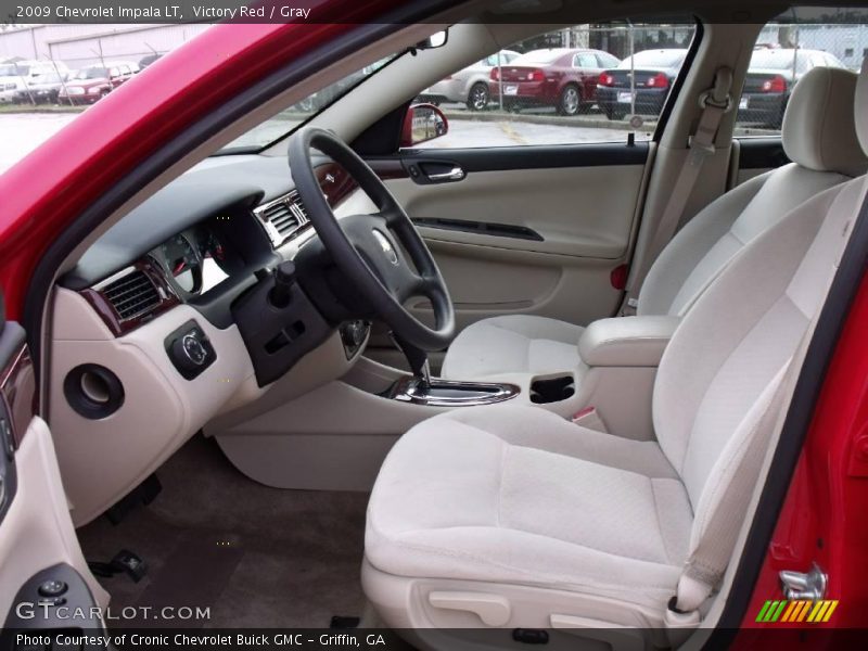 Victory Red / Gray 2009 Chevrolet Impala LT