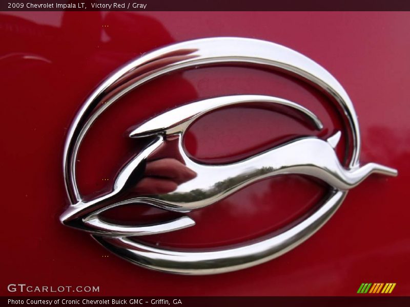 Victory Red / Gray 2009 Chevrolet Impala LT