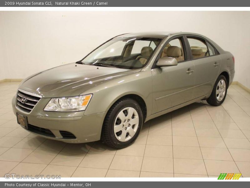 Natural Khaki Green / Camel 2009 Hyundai Sonata GLS