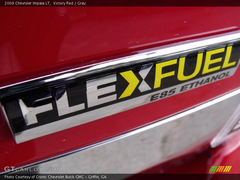 Victory Red / Gray 2009 Chevrolet Impala LT