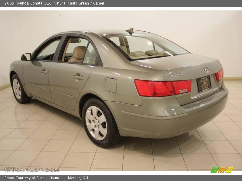 Natural Khaki Green / Camel 2009 Hyundai Sonata GLS