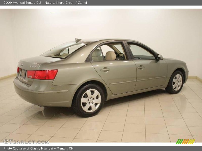Natural Khaki Green / Camel 2009 Hyundai Sonata GLS