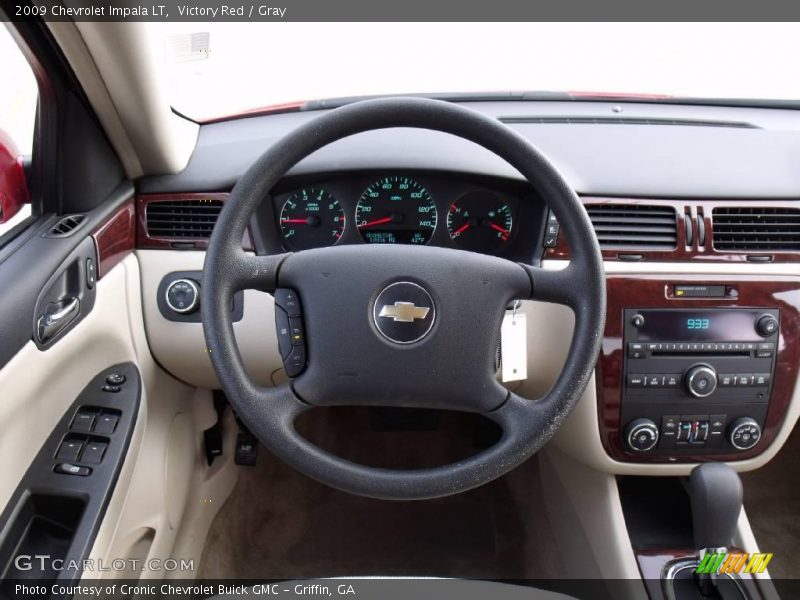 Victory Red / Gray 2009 Chevrolet Impala LT