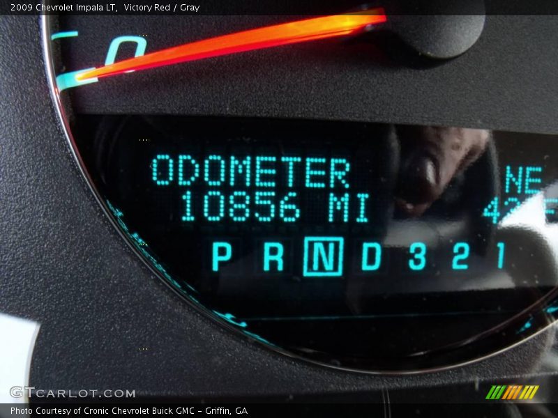 Victory Red / Gray 2009 Chevrolet Impala LT