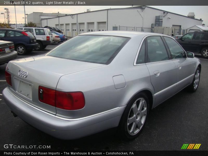 Light Silver Metallic / Black 2001 Audi S8 4.2 quattro