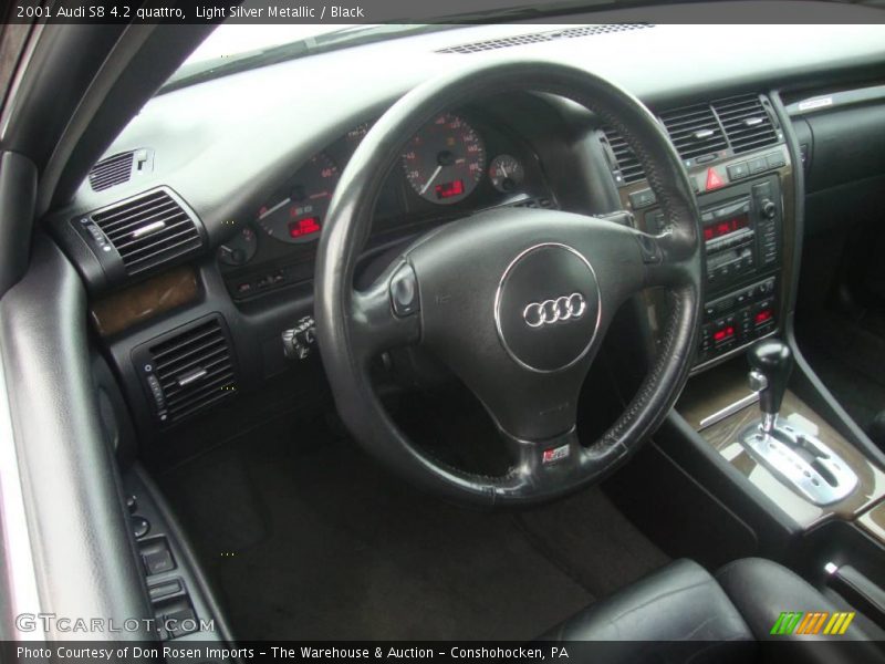 Light Silver Metallic / Black 2001 Audi S8 4.2 quattro