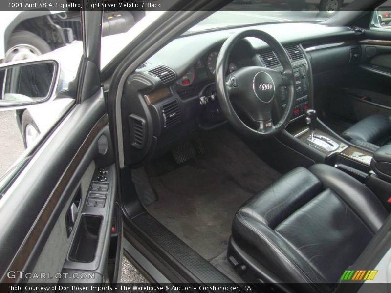 Light Silver Metallic / Black 2001 Audi S8 4.2 quattro