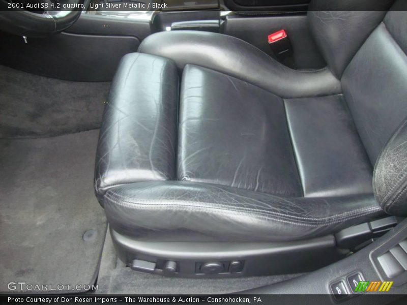 Light Silver Metallic / Black 2001 Audi S8 4.2 quattro