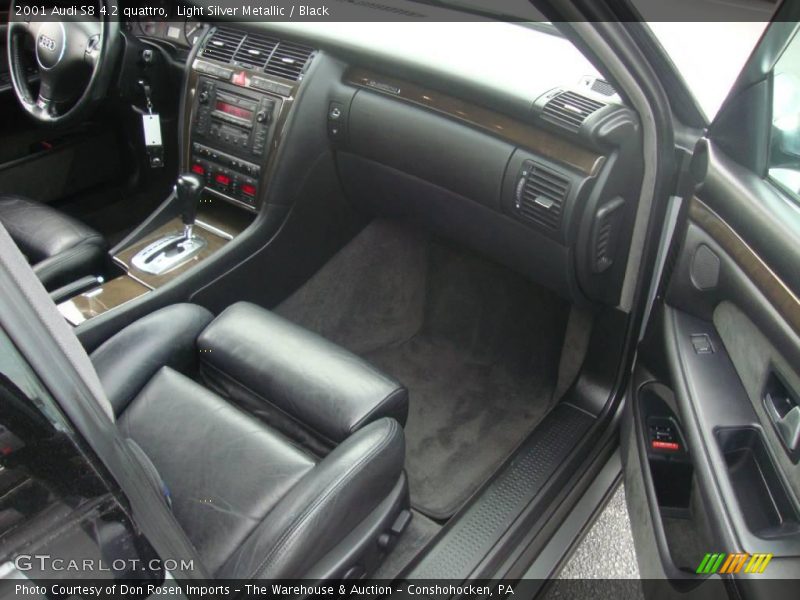 Light Silver Metallic / Black 2001 Audi S8 4.2 quattro
