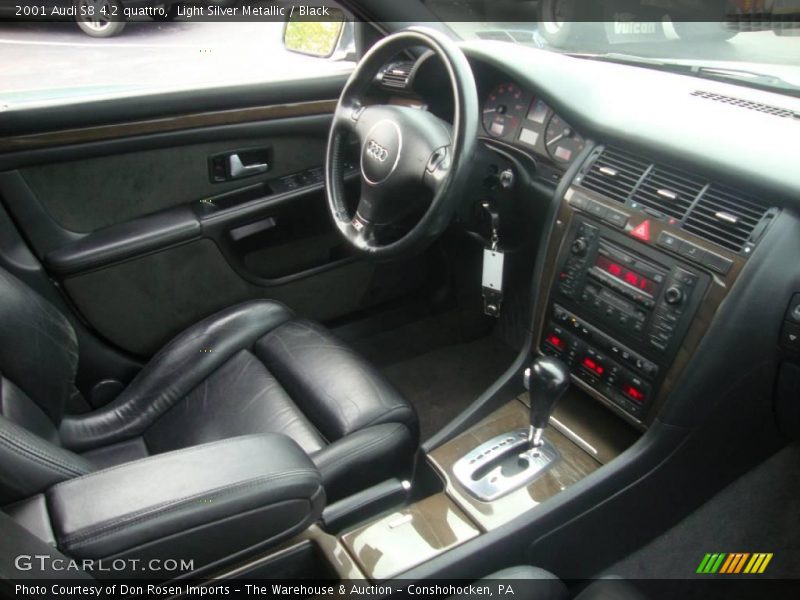 Light Silver Metallic / Black 2001 Audi S8 4.2 quattro