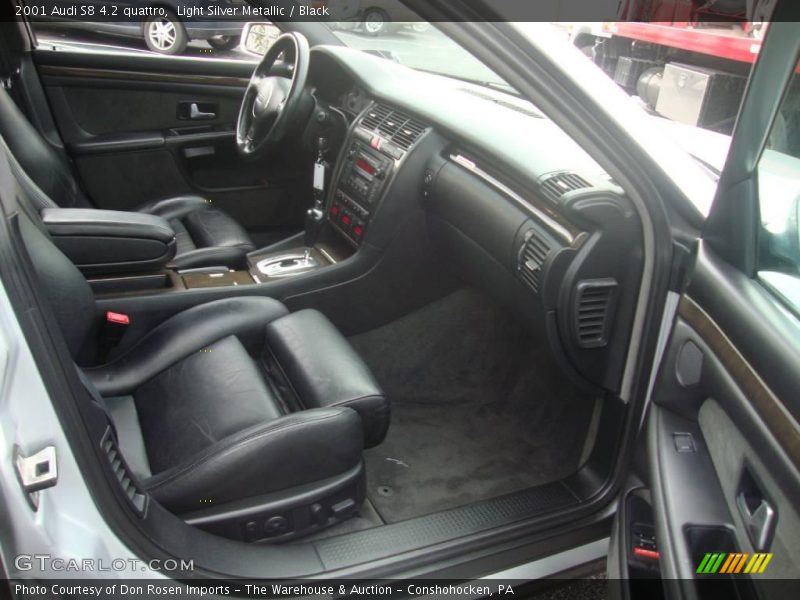 Light Silver Metallic / Black 2001 Audi S8 4.2 quattro