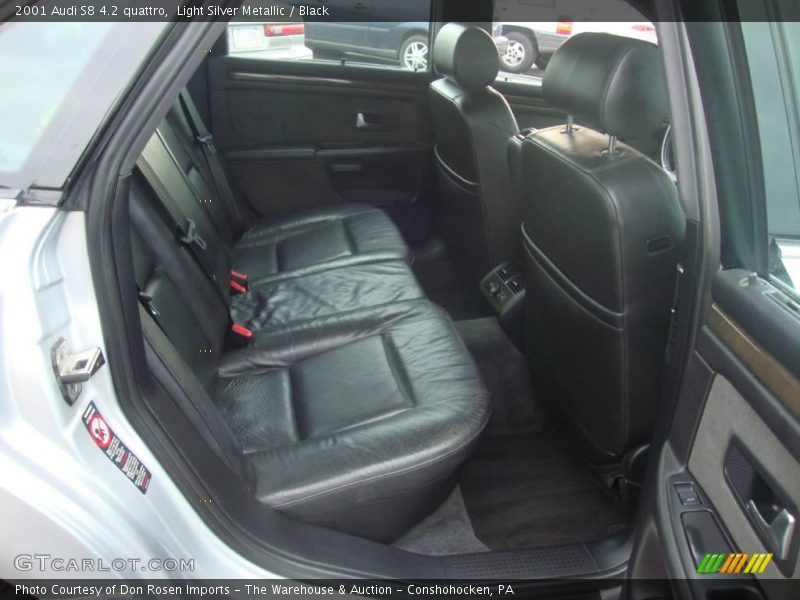 Light Silver Metallic / Black 2001 Audi S8 4.2 quattro