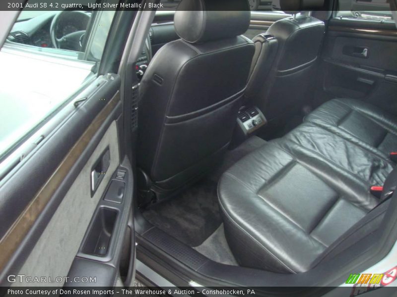 Light Silver Metallic / Black 2001 Audi S8 4.2 quattro