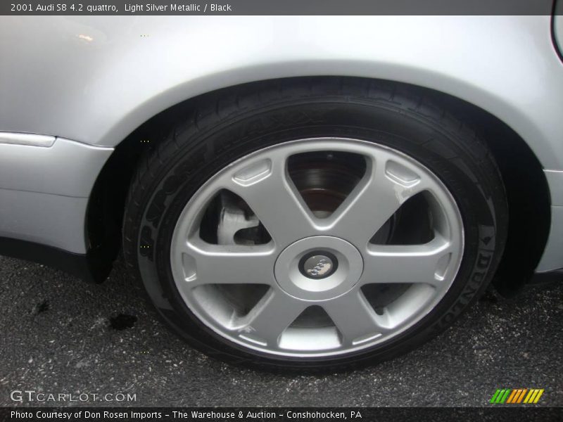 Light Silver Metallic / Black 2001 Audi S8 4.2 quattro