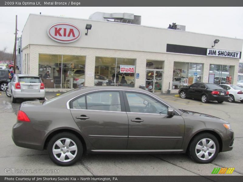 Metal Bronze / Beige 2009 Kia Optima LX