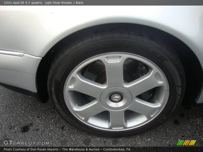 Light Silver Metallic / Black 2001 Audi S8 4.2 quattro