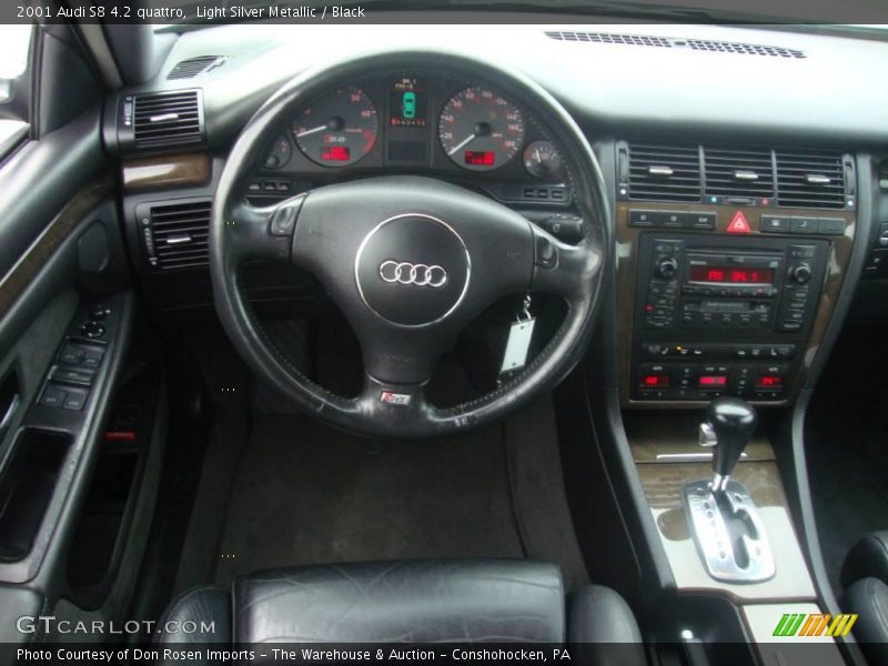 Light Silver Metallic / Black 2001 Audi S8 4.2 quattro