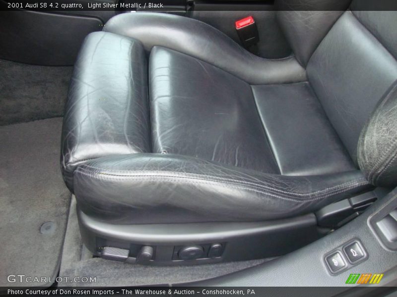 Light Silver Metallic / Black 2001 Audi S8 4.2 quattro
