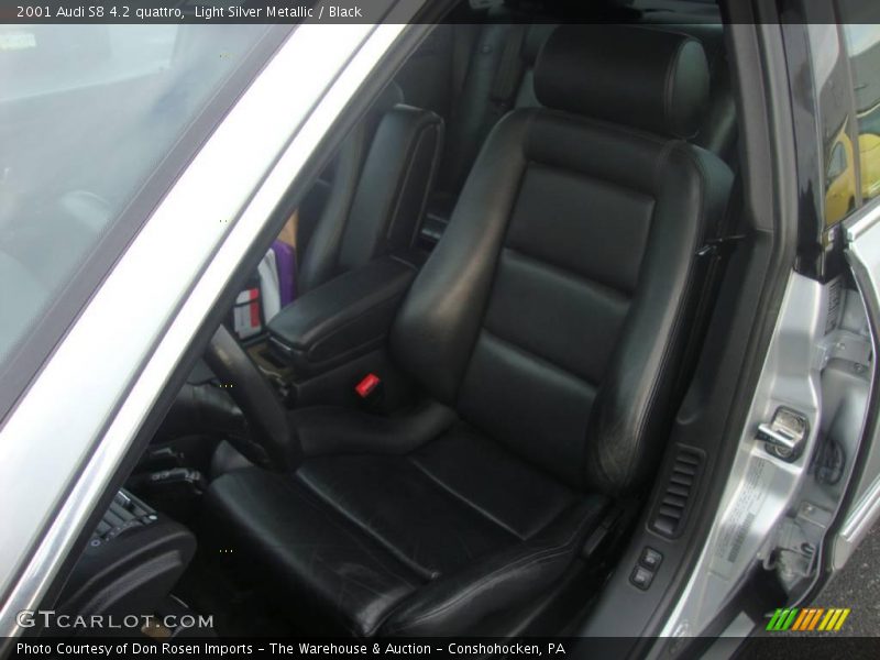 Light Silver Metallic / Black 2001 Audi S8 4.2 quattro