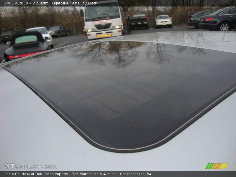 Light Silver Metallic / Black 2001 Audi S8 4.2 quattro