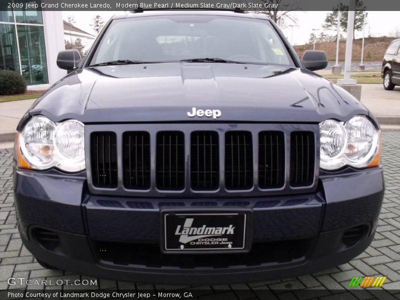 Modern Blue Pearl / Medium Slate Gray/Dark Slate Gray 2009 Jeep Grand Cherokee Laredo