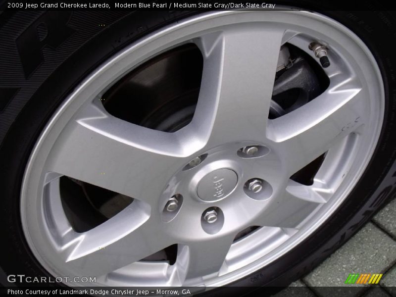 Modern Blue Pearl / Medium Slate Gray/Dark Slate Gray 2009 Jeep Grand Cherokee Laredo