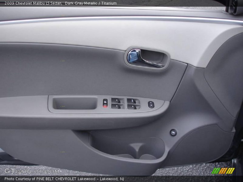 Dark Gray Metallic / Titanium 2009 Chevrolet Malibu LS Sedan