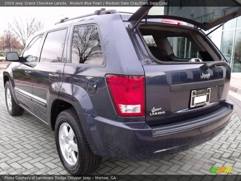 Modern Blue Pearl / Medium Slate Gray/Dark Slate Gray 2009 Jeep Grand Cherokee Laredo