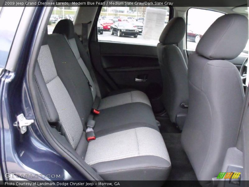 Modern Blue Pearl / Medium Slate Gray/Dark Slate Gray 2009 Jeep Grand Cherokee Laredo