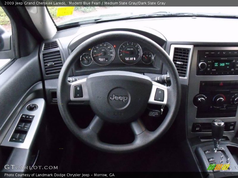 Modern Blue Pearl / Medium Slate Gray/Dark Slate Gray 2009 Jeep Grand Cherokee Laredo