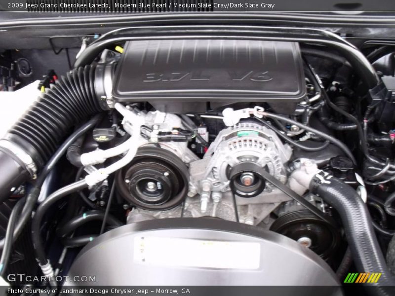 Modern Blue Pearl / Medium Slate Gray/Dark Slate Gray 2009 Jeep Grand Cherokee Laredo
