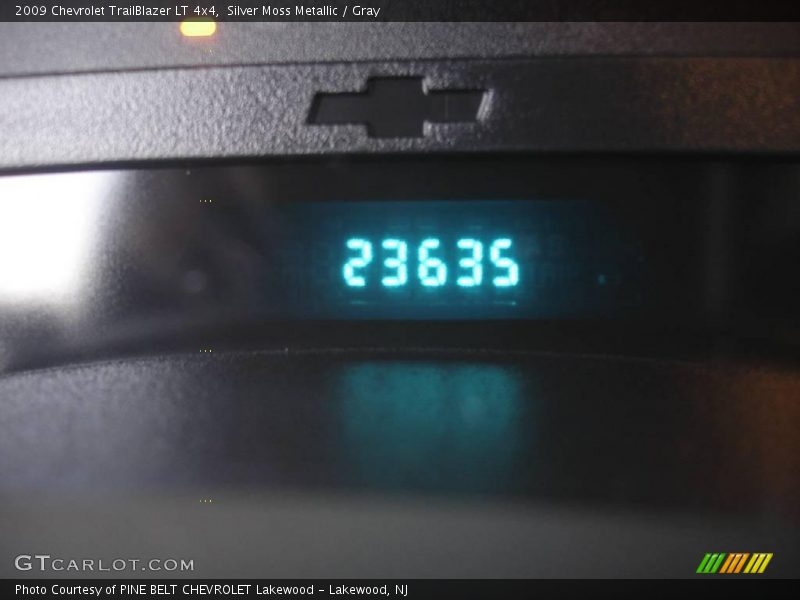 Silver Moss Metallic / Gray 2009 Chevrolet TrailBlazer LT 4x4
