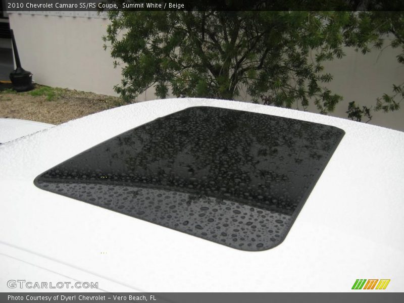Summit White / Beige 2010 Chevrolet Camaro SS/RS Coupe