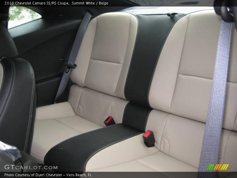 Summit White / Beige 2010 Chevrolet Camaro SS/RS Coupe
