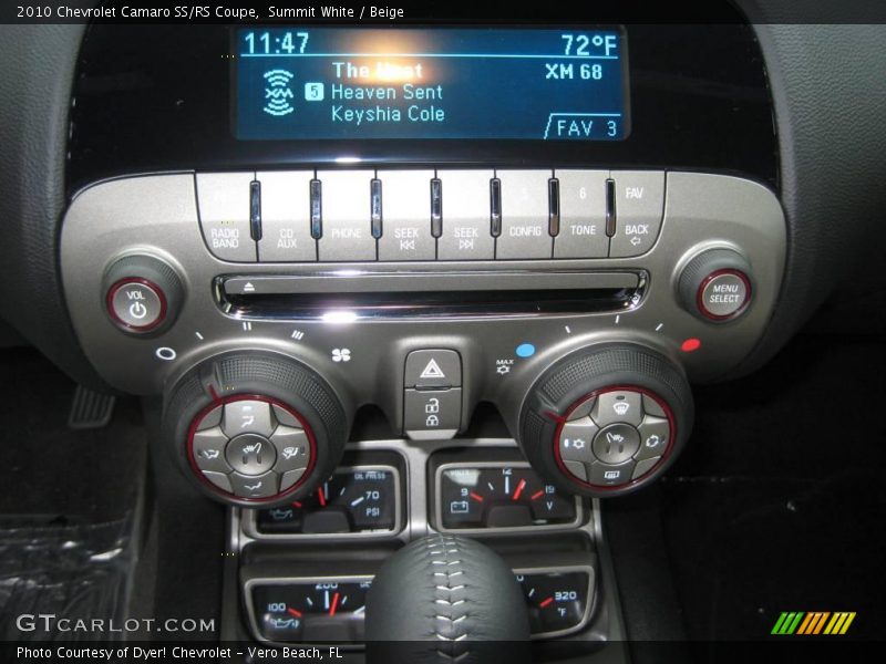 Summit White / Beige 2010 Chevrolet Camaro SS/RS Coupe