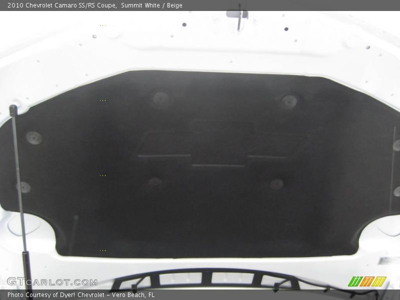 Summit White / Beige 2010 Chevrolet Camaro SS/RS Coupe