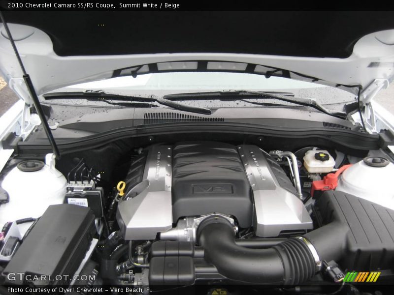 Summit White / Beige 2010 Chevrolet Camaro SS/RS Coupe