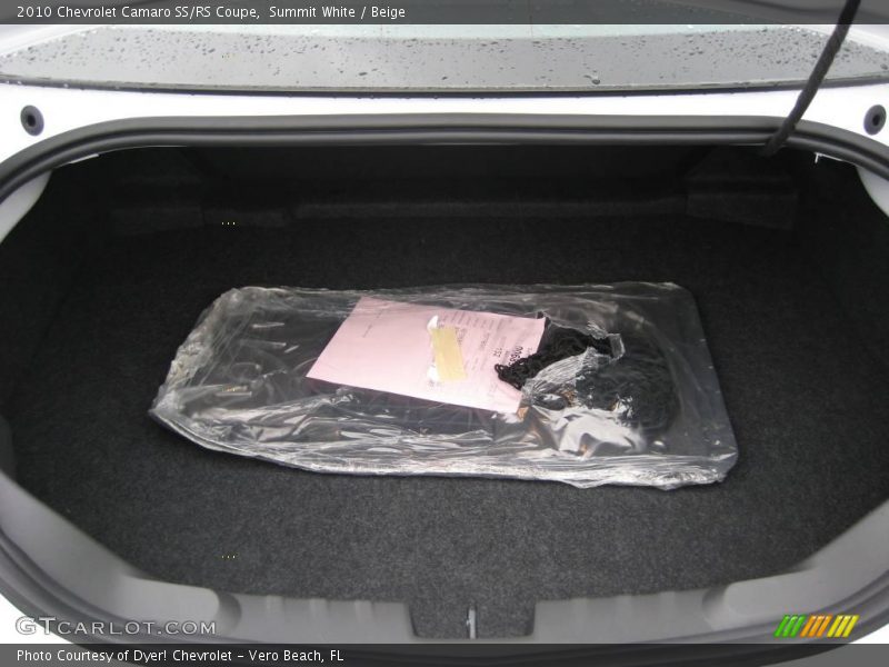 Summit White / Beige 2010 Chevrolet Camaro SS/RS Coupe