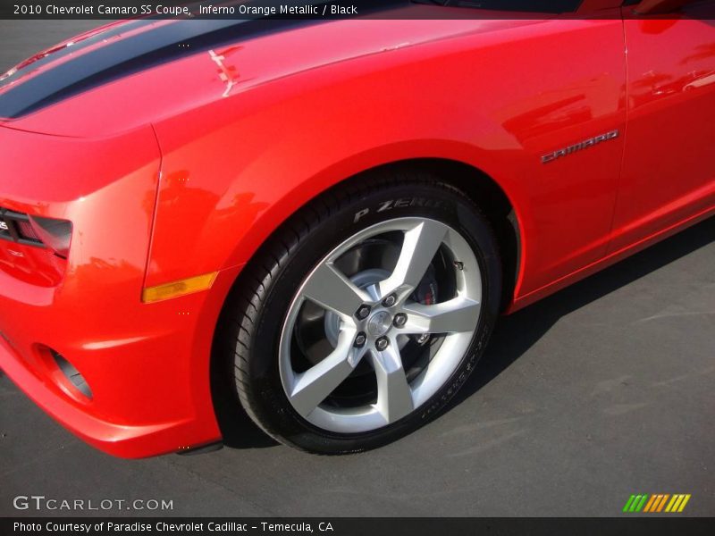 Inferno Orange Metallic / Black 2010 Chevrolet Camaro SS Coupe