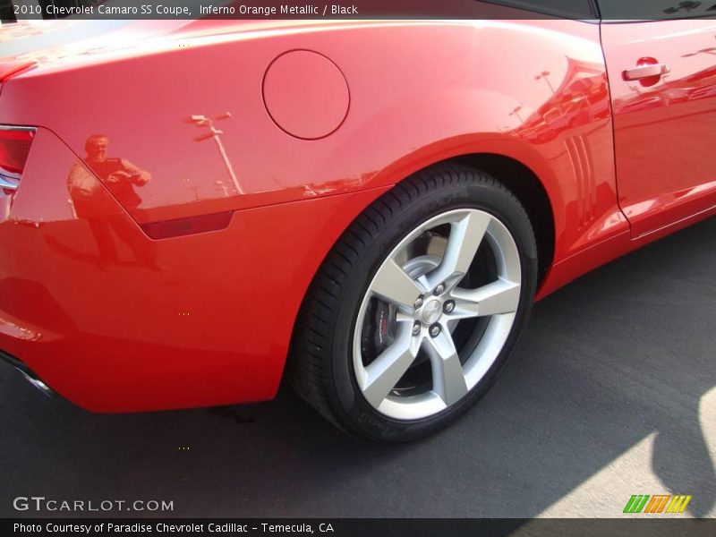 Inferno Orange Metallic / Black 2010 Chevrolet Camaro SS Coupe