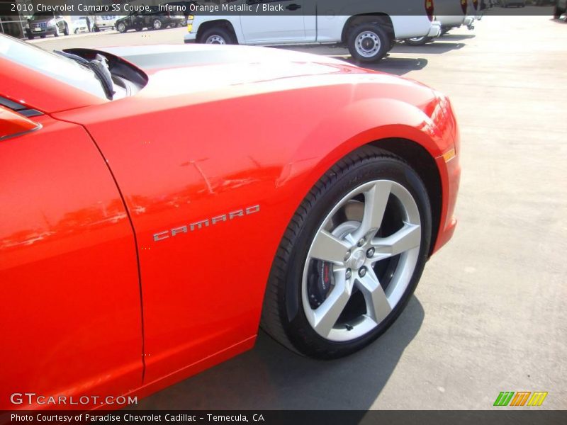 Inferno Orange Metallic / Black 2010 Chevrolet Camaro SS Coupe