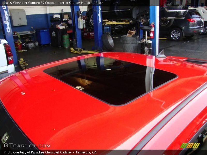 Inferno Orange Metallic / Black 2010 Chevrolet Camaro SS Coupe